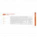 Клавиатура Wireless 2E KS260 WL EN/UKR White (2E-KS260WWH_UA)