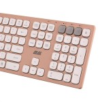 Клавиатура Wireless 2E KS270 WL/BT EN/UKR Pink/White (2E-KS270WBPN_UA)