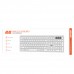 Клавиатура Wireless 2E KS270 WL/BT EN/UKR Silver/White (2E-KS270WBWH_UA)