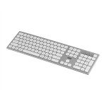 Клавиатура Wireless 2E KS270 WL/BT EN/UKR Silver/White (2E-KS270WBWH_UA)