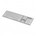Клавиатура Wireless 2E KS270 WL/BT EN/UKR Silver/White (2E-KS270WBWH_UA)