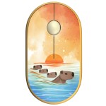 Мышь Wireless 2E MF300 Capybara Sunset Silent WL BT Yellow (2E-MF300WCAPIBARAYW)