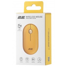 Мышь Wireless 2E MF300 Silent WL BT Sunny yellow (2E-MF300WYW)