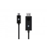 Кабель 2E Type-C-Displayport (M/M) 1m Black (2E-W1402)