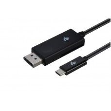 Кабель 2E Type-C-Displayport (M/M) 1m Black (2E-W1402)