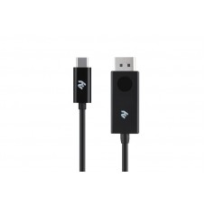 Кабель 2E Type-C-Displayport (M/M) 1m Black (2E-W1402)