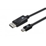 Кабель 2E miniDisplayPort DisplayPort (M/M) 2m Black (2E-W1704)