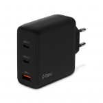 Сетевое зарядное устройство Ttec SmartCharger Trio GAN 1USB 2Type-C 120W Black (2SCG04S)