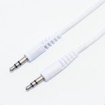 Кабель Xqisit Audio Cable 3.5мм-3.5мм (M/M) 1.2m White (4029948026954)