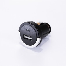 АЗУ Strax Car Charger 2.4A Single 1USB Black (4029948595757) bulk