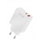 Сетевое зарядное устройство Luxe Cube 2USB 36W QC3.0+PD White (4120201336367)