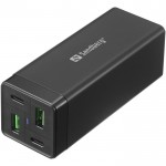 Сетевое зарядное устройство Sandberg 4-in-1 PD 65W 2USB 2Type-C 3A 441-45 65W Black