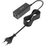 Сетевое зарядное устройство Sandberg 4-in-1 PD 65W 2USB 2Type-C 3A 441-45 65W Black