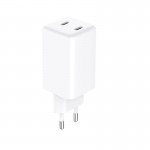 Сетевое зарядное устройство Sandberg PD 65W 2Type-C 5A White (441-56)