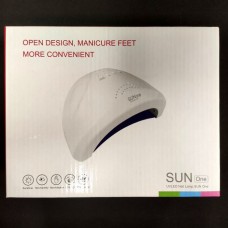 УФ лампа для гель-лака SUN ONE LED UV Lamp 48 W для полимеризации наращивания ногтей USB Розовый