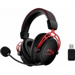 Наушники гарнитура накладные Wireless HyperX Cloud Alpha Black/Red (4P5D4AA)