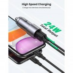 Автомобильное зарядное устройство Ugreen CD130 2USB 24W 3A QC 3.0 Gray (50592)