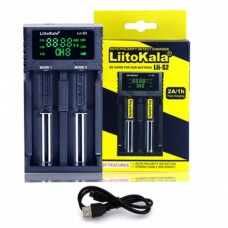 Зарядное устройство LiitoKala Lii-S2 для 2x аккумуляторов 18650 26650 21700 АА ААА Li-Ion LiFePO4 NiMH
