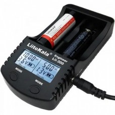 Интеллектуальное зарядное устройство LiitoKala Lii-300 на 2 аккумулятора AA AAA и Li-ion с разрядом и