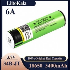 Аккумулятор 18650 LiitoKala NCR 34B-JT 3400mAh Без защиты