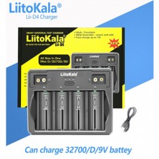 Зарядное устройство LiitoKala Lii-D4 на 4+2 каналов для AA AAA C D 18650 26650 32700 Li-ion Ni-Mh