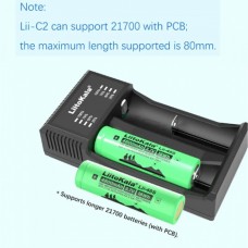 Зарядное устройство LiitoKala Lii-C2 для Li-Ion Ni-Mh/Ni-Cd АКБ. Универсальное USB-C LED 2 канала Ток 2А