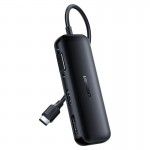 Адаптер Ugreen CM260 Type-C-DisplayPort-HDMI-VGA 4K 60Hz Black (60568)