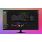 Клавиатура HyperX Alloy Origins Aqua RGB PBT ENG/RU Black (639N5AA)