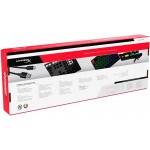 Клавиатура HyperX Alloy Origins Aqua RGB PBT ENG/RU Black (639N5AA)