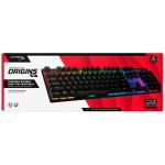 Клавиатура HyperX Alloy Origins Aqua RGB PBT ENG/RU Black (639N5AA)