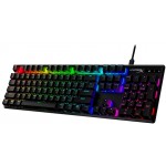 Клавиатура HyperX Alloy Origins Aqua RGB PBT ENG/RU Black (639N5AA)