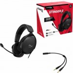 Наушники гарнитура накладные проводные HyperX Cloud Stinger 2 Core PC 3.5mm Black (683L9AA)