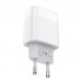 Сетевое зарядное устройство Hoco C72A Glorious 1USB 2.1А White (6931474712899)