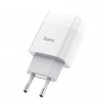 Сетевое зарядное устройство Hoco C73A Glorious 2USB 2.4А White (6931474712912)