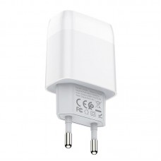 Сетевое зарядное устройство Hoco C73A Glorious 2USB 2.4А White (6931474712912)