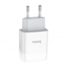 Сетевое зарядное устройство Hoco C73A Glorious 2USB 2.4А White (6931474712912)