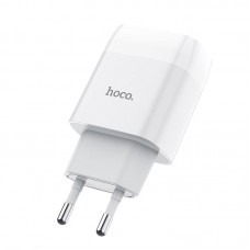 Сетевое зарядное устройство Hoco C72A Glorious 1USB 2.1А White (6931474713001) + кабель MicroUSB