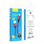 Кабель Hoco X89 Wind USB-Type-C 1m Red (6931474784377)