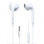 Наушники гарнитура вкладыши проводные WK YA02 White (6941027616147)