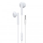 Наушники гарнитура вкладыши проводные WK YA01 White (6941027616369)