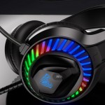 Наушники гарнитура накладные проводные Aula S605 Wired gaming headset Black (6948391235202)