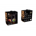Наушники гарнитура накладные проводные Aula S605 Wired gaming headset Black (6948391235202)