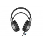 Наушники гарнитура накладные проводные Aula S608 Wired Gaming Headset Black (6948391235509)