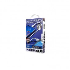 Кабель Remax RC-068a Zeron USB-Type-C (M/M) 5A 1m White (6954851224303)