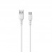 Кабель Remax RC-068a Zeron USB-Type-C (M/M) 5A 1m White (6954851224303)