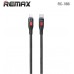 Кабель Remax RC-188i CL Type-C-Lightning (M/M) 20W 1m Black (6954851243250)