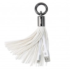 Кабель Remax RC-053i Tassel Ring USB-Lightning 0.15m White (6954851260158)