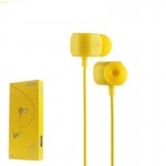 Наушники гарнитура вакуумные проводные Remax RM-502 Yellow (6954851265078)