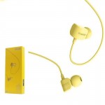 Наушники гарнитура вакуумные проводные Remax RM-502 Yellow (6954851265078)