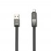 Кабель Remax RC-042t Strive USB-Lightning-MicroUSB (M/M) 1m Black (6954851272939)